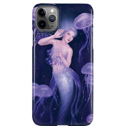 Mermaid and Jellyfish by Rachel Anderson iPhone Cases